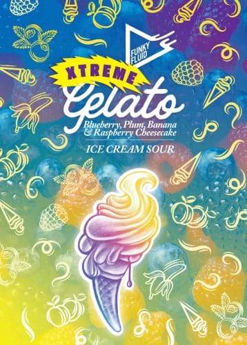 Funky Fluid - Gelato Extreme Blueberry Plum Banana & Raspberry Cheesecake