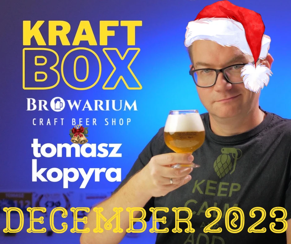 December 2023 KraftBox – Browarium x Tomasz Kopyra (Zestaw 12 piw)