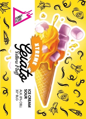 Funky Fluid - Gelato Xtreme Yellow Fluff