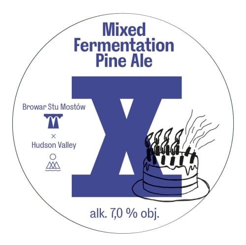 Stu Mostów - X Anniversary 3/10 #Wild29 - Mixed Fermentation Pine Ale
