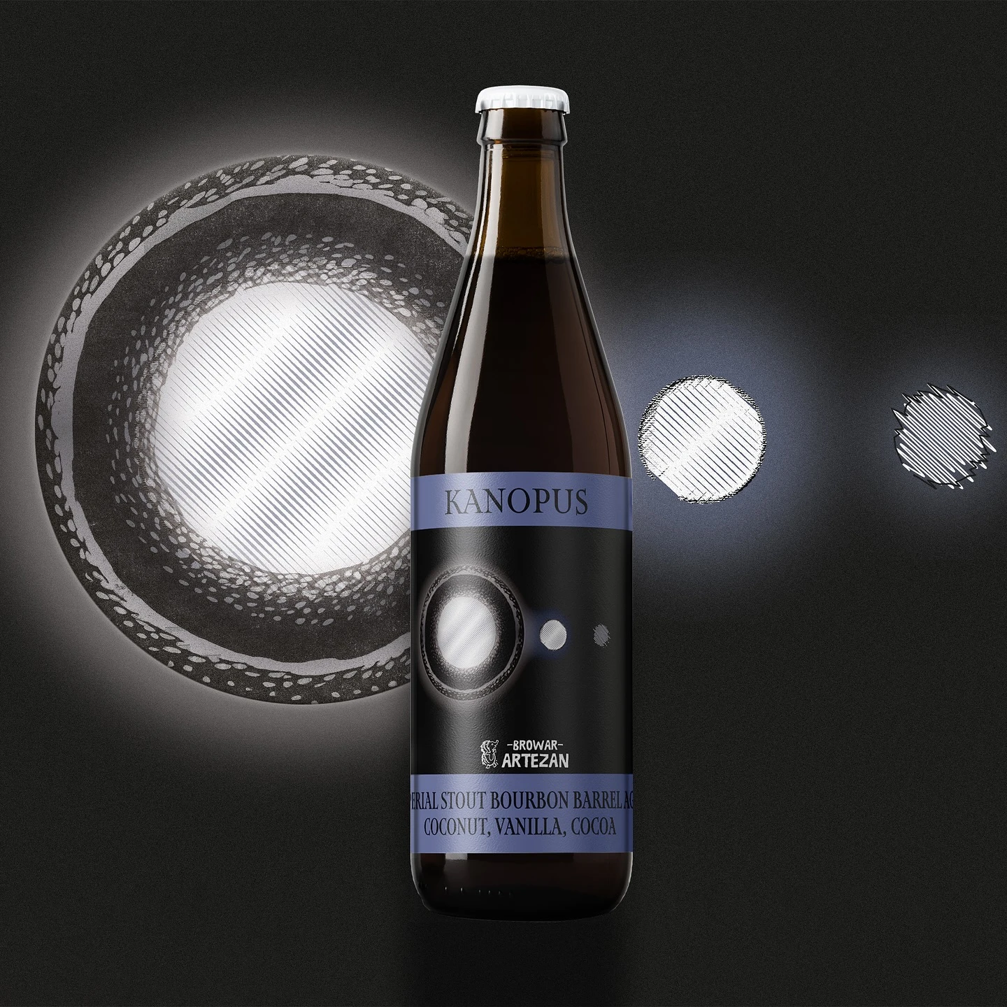 Artezan - Kanopus - Imperial Stout BBA Coconut, Vanilla, Cocoa