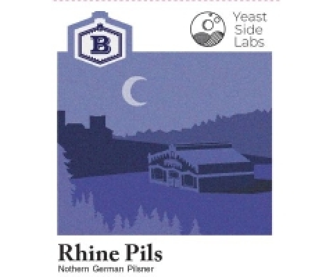 BROFAKTURA & YEAST SIDE LABS - Rhine Pils - Northern German Pilsner - Hallertau Blanc