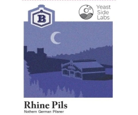BROFAKTURA & YEAST SIDE LABS - Rhine Pils - Northern German Pilsner - Hallertau Blanc