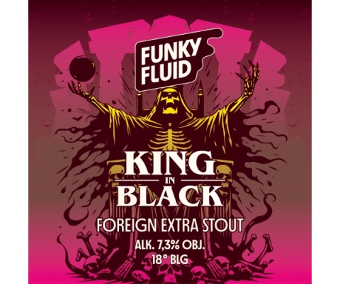 Funky Fluid - King in Black - Foreign Extra Stout