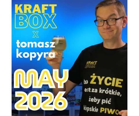 May 2026 KraftBox feat. Tomasz Kopyra (Zestaw 12 piw) + Szklanka