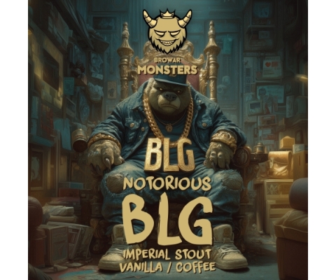 Monsters - Notorious BLG - Imperial Stout Infused with Vanilla & Coffee