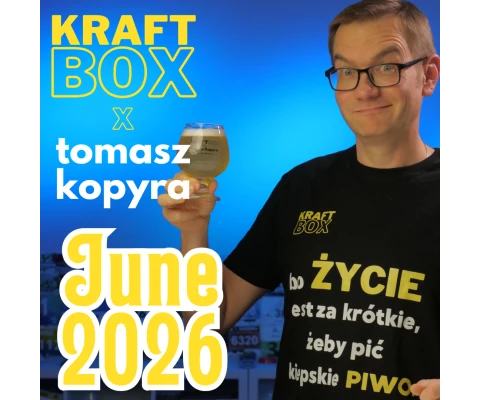 June 2026 Mini KraftBox feat. Tomasz Kopyra (Zestaw 6 piw)
