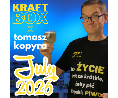 July  2026 Mini KraftBox feat. Tomasz Kopyra (Zestaw 6 piw)