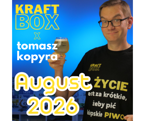 August 2026 Mini KraftBox feat. Tomasz Kopyra (Zestaw 6 piw)