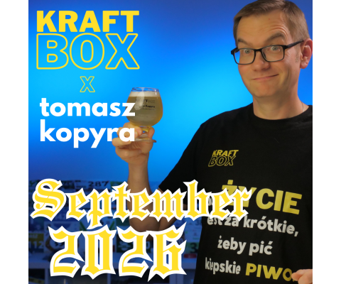September 2026 KraftBox feat. Tomasz Kopyra (Zestaw 12 piw) + Szklanka
