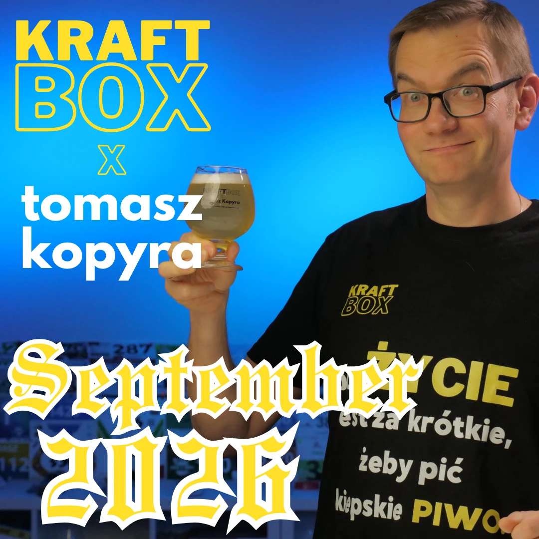 September 2026 Mini KraftBox feat. Tomasz Kopyra (Zestaw 6 piw) + Szklanka