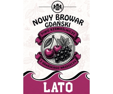 Nowy Browar Gdański - Lato - Sour Ale z wiśnią i czarną porzeczką
