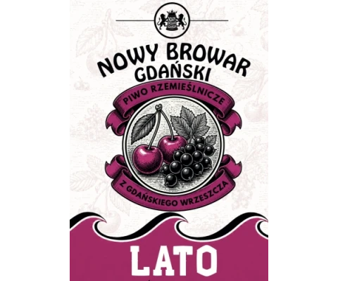 Nowy Browar Gdański - Lato - Sour Ale z wiśnią i czarną porzeczką