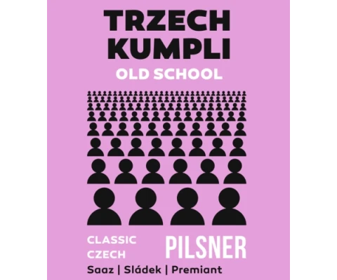 Trzech Kumpli - OLD SCHOOL - Classic Czech Pilsner